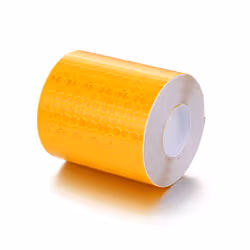 5cm*100cm Car Reflective Tape Sticker Safety Mark Car Self Adhesive Warning - yellow
