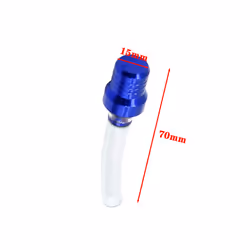 Universal Motorcycle Gas Petrol Fuel Cap Fuel Gas Tank Cap Vent Breather - blue