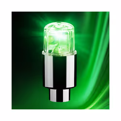 Cars Wheel Caps Led Lights Wheel Tire Valve Caps Cycling Lantern Spokes - Green