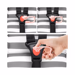 Child Baby Car Seat Belt Unbuckled Tool Portable Car Seat Key Child Safety - Pink