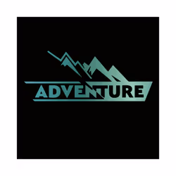 Motorcycle Sticker Cute Adventure Reflective Car Stickers Moto Auto Decal - Chrome Tiffany