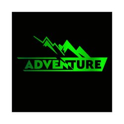 Motorcycle Sticker Cute Adventure Reflective Car Stickers Moto Auto Decal - Electroplating green