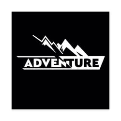 Motorcycle Sticker Cute Adventure Reflective Car Stickers Moto Auto Decal - Silver