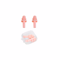 2pcs Soft Ear Plug Waterproof Comfort Colorful Silicone Earplugs Ear Protection - Pink
