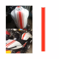 DIY Motorcycle Tank Fairing Cowl Stripes Pinstripe Vinyl Racing Decal - Black