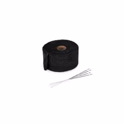 5cm*5M Heat Exhaust Thermo Wrap Shield Protective Tan Tape Fireproof Insulating - Black