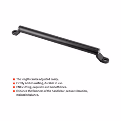 Motorcycle Modified Aluminum Alloy Extension Handlebar Balance Bar Electric - Silver