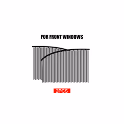 Car Magnetic Sunshade Front Rear Window Curtain Auto Sun Shade Privacy - Green