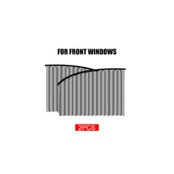 Car Magnetic Sunshade Front Rear Window Curtain Auto Sun Shade Privacy - Green