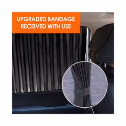 Car Magnetic Sunshade Front Rear Window Curtain Auto Sun Shade Privacy - Green