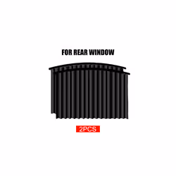 Car Magnetic Sunshade Front Rear Window Curtain Auto Sun Shade Privacy - Red