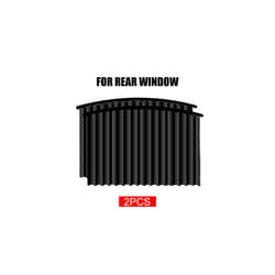 Car Magnetic Sunshade Front Rear Window Curtain Auto Sun Shade Privacy - Red
