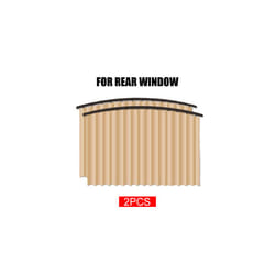 Car Magnetic Sunshade Front Rear Window Curtain Auto Sun Shade Privacy - Blue