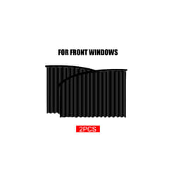 Car Magnetic Sunshade Front Rear Window Curtain Auto Sun Shade Privacy - Silver