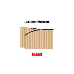 Car Magnetic Sunshade Front Rear Window Curtain Auto Sun Shade Privacy - White