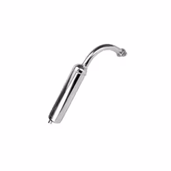 Exhaust Muffler Pipe for 2 stroke 49cc 60cc 66cc 80cc Engines Gas Motorized - silver