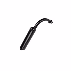Exhaust Muffler Pipe for 2 stroke 49cc 60cc 66cc 80cc Engines Gas Motorized - black