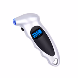 Tire Pressure Gauge Backlight High precision Digital Tire Pressure Monitoring - Silver