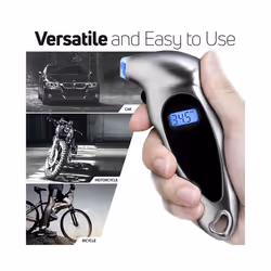 Tire Pressure Gauge Backlight High precision Digital Tire Pressure Monitoring - Orange