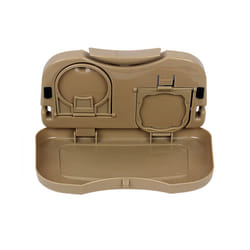 Universal Folding Car Bracket for Food Tray Drink Holder Auto Back Rear - Beige