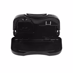 Universal Folding Car Bracket for Food Tray Drink Holder Auto Back Rear - black