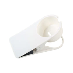 Creative Water Cup Holder Table Side Holder Clip Multifunctional Coffee - White