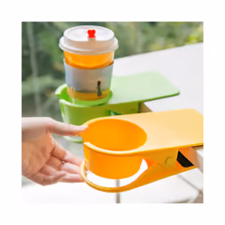 Creative Water Cup Holder Table Side Holder Clip Multifunctional Coffee - Gray
