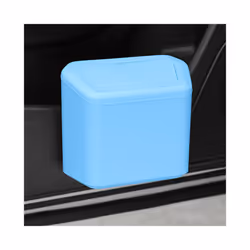 Car Trash Bin Hanging Vehicle Garbage Dust Case Storage Box - Blue