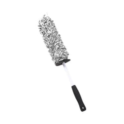 Car Wheel Hub Cleaning Brush Tire Rim Wheel Brush Auto Detailing Microfiber - Black brush