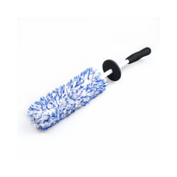 Car Wheel Hub Cleaning Brush Tire Rim Wheel Brush Auto Detailing Microfiber - Blue brush