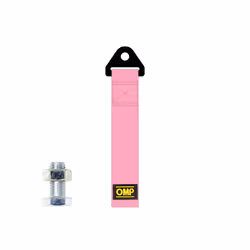 High-strength Car Nylon Tow Strap Car Tow Ropes Trailer Ropes Bumper Trailer - Pink
