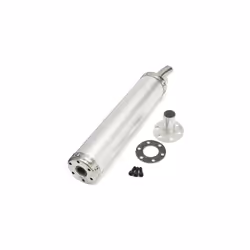 20mm Motorcycle Exhaust Muffler Pipe System For 2 Stroke 50 250CC Motorcycle - Silver