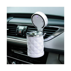 Portable Car Clamshell Ashtray With Led Light Multifunctional Vehicle - Gold