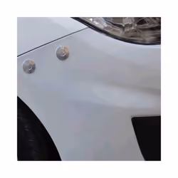 22mm Universal Car Push Button Bonnet Hood Pin Lock Clip Kit Universal - Silver