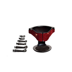 Car Air Vent Clamp Clip Diamond Crystal Car Cup Holder Multi Function - Red