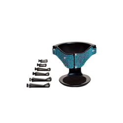 Car Air Vent Clamp Clip Diamond Crystal Car Cup Holder Multi Function - Lake Blue