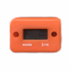 Motorcycle Engine Counter Hour Meter Waterproof Digital Hour Meter LCD - Orange