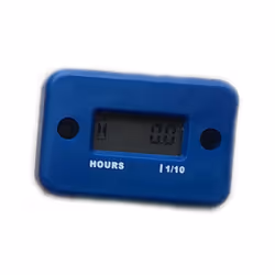 Motorcycle Engine Counter Hour Meter Waterproof Digital Hour Meter LCD - Blue