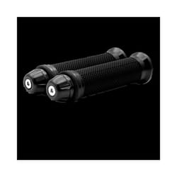 1Pair Motorcycle Anti Slip Handlebar Grips Hand Rubber Pedal Biker Scooter - Titanium