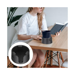 Holder Cup Drink Anti Spill Sofa Couch Coaster Can Arm Table Desk Marine - Black