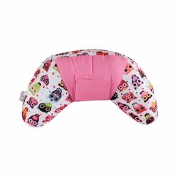 Car Pillow Neck Headrest Cushion for Baby Kids Cute Car Seat Belts Pillow - Pink