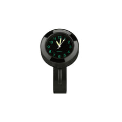 Luminous Clock Handlebar Mount for Motorcycle Scooter Bicycle 7/8&quot; - black