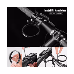 Bicycle Handlebar Bottle Holder |  Bottle Holder | Multi-way Mount | Cup - Black