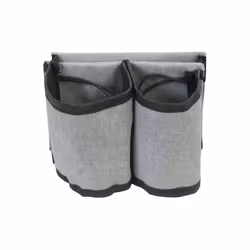 Portable Drink Carrier Water Bottle Organizer Luggage Travel Cup Holder - grey