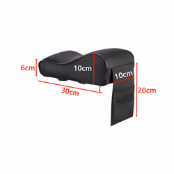 Car Center Console Armrest Pad Vehicle Central Armrest Box Soft Memory - brown