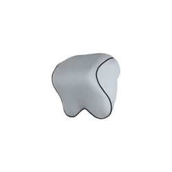 Car Headrest Neck Pillow Auto Car Seat Pillow Memory Foam Breathable Head - grey