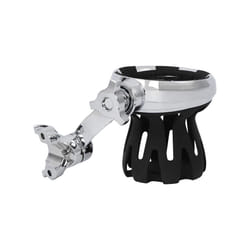 Handlebar Handle Bar Mount | Road Glide Cup Holder | Drink Cup Holder - Chrome
