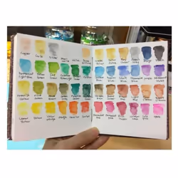 Mungyo Sargent Art 32-6048 Artist Quality 48ct Professional Watercolor Set, Tin Case