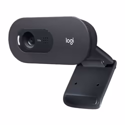 Logitech C505e HD Webcam - 720p HD USB Webcam for Desktop and Laptop, with Long Range Microphone, Compatible with PC, Mac or Chromebook(Grey)