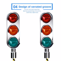 Car Garage Parking Assist Light Traffic Signal Sensor Guide Stop Lamp Model - A
